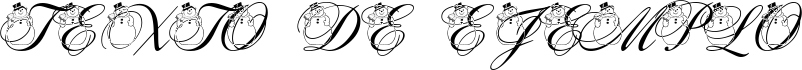 Image preview of font PF Snowman Citadel