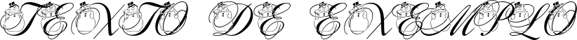 Image preview of font PF Snowman Citadel