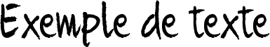 Image preview of font Quikhand