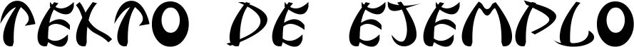 Image preview of font Samurai