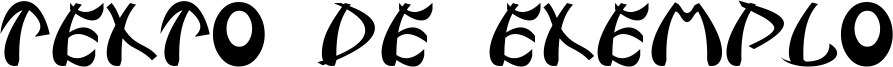 Image preview of font Samurai