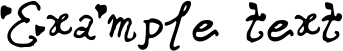 Image preview of font Secret Love Letters