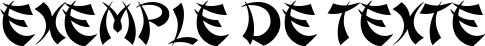 Image preview of font Shanghai