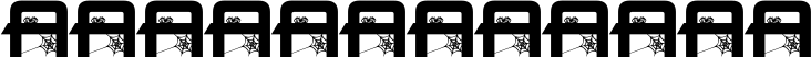 Image preview of font Spider Font