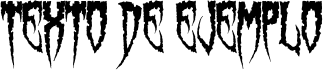 Image preview of font Spiderfingers