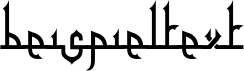 Image preview of font Tafakur