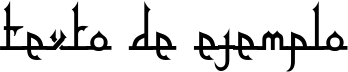 Image preview of font Tafakur