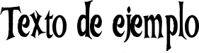 Image preview of font Tangled