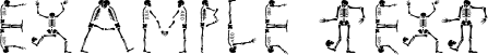 Image preview of font Tango Macabre