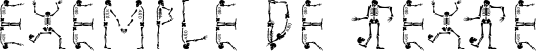 Image preview of font Tango Macabre