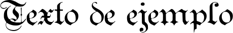 Image preview of font Teutonic