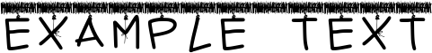 Image preview of font Tinsel Letters