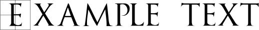 Image preview of font Trajanus Bricks