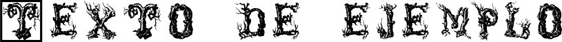 Image preview of font Tree Like