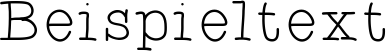 Image preview of font Typewriter Hand