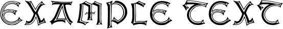 Image preview of font Weiss Gotnitials