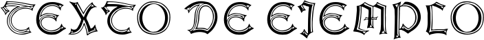 Image preview of font Weiss Gotnitials