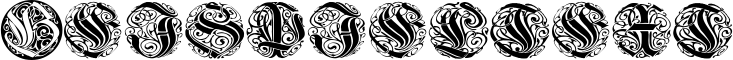 Image preview of font Wieynk Caps Round