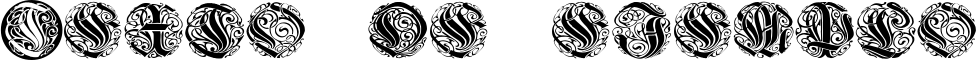 Image preview of font Wieynk Caps Round