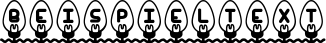 Image preview of font Xmas Lights