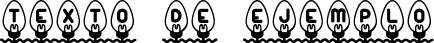 Image preview of font Xmas Lights