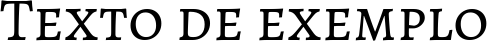 Image preview of font Alegreya SC