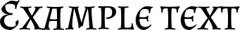Image preview of font Almendra SC