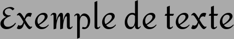 Image preview of font Amita