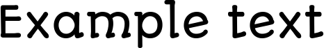 Image preview of font Autour One