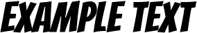 Image preview of font Bangers