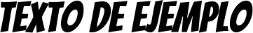 Image preview of font Bangers