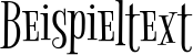 Image preview of font Bigelow Rules