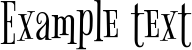 Image preview of font Bigelow Rules