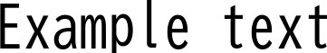 Image preview of font BIZ UDGothic