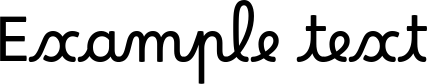 Image preview of font Borel