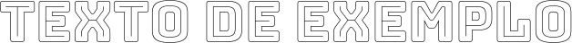Image preview of font Bungee Outline