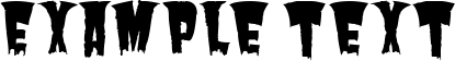 Image preview of font Butcherman