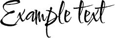 Image preview of font Comforter Brush