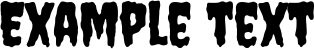 Image preview of font Creepster
