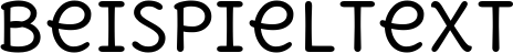 Image preview of font Delius Unicase