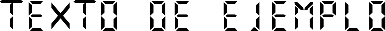 Image preview of font Digital Numbers
