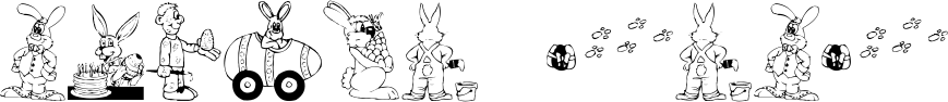 Image preview of font DT Hip Hop