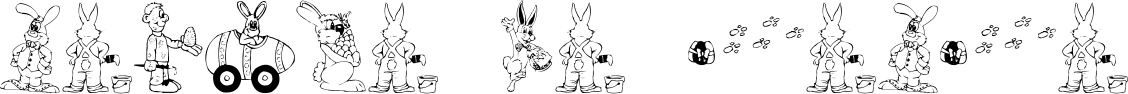 Image preview of font DT Hip Hop
