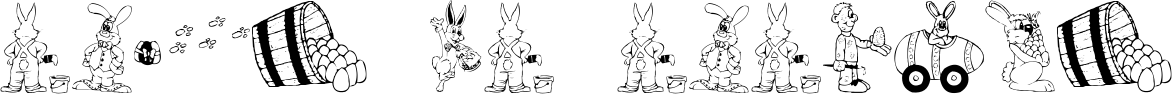 Image preview of font DT Hip Hop