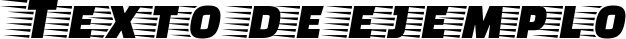 Image preview of font Faster One