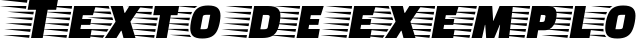 Image preview of font Faster One