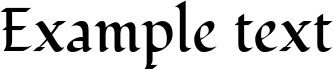 Image preview of font Fondamento