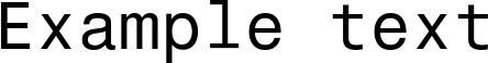 Image preview of font Fragment Mono