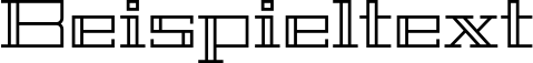 Image preview of font Geostar