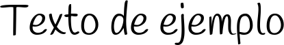 Image preview of font Handlee